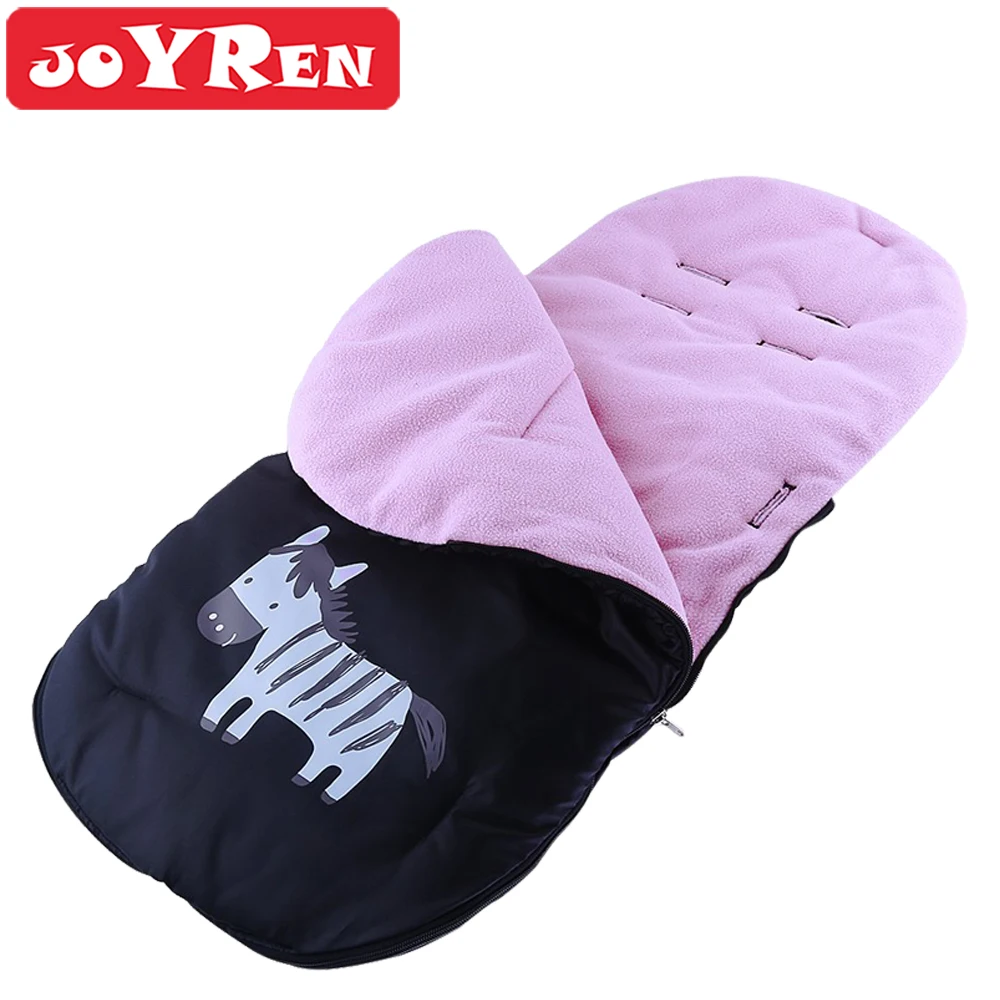 Детские спальные мешки для коляски новорожденных лапка младенцев флисовый