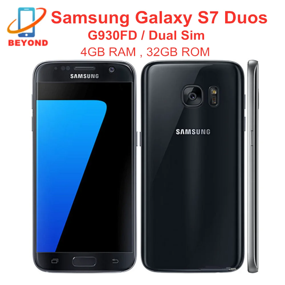 Samsung Galaxy S7 Duos G930FD Dual Sim глобальная версия Octa Core 5 1 &quot4 Гб оперативной памяти 32