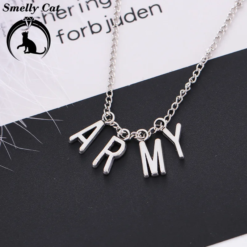 Вонючий кот стильное армейское ожерелье с буквами индивидуальное молодежное