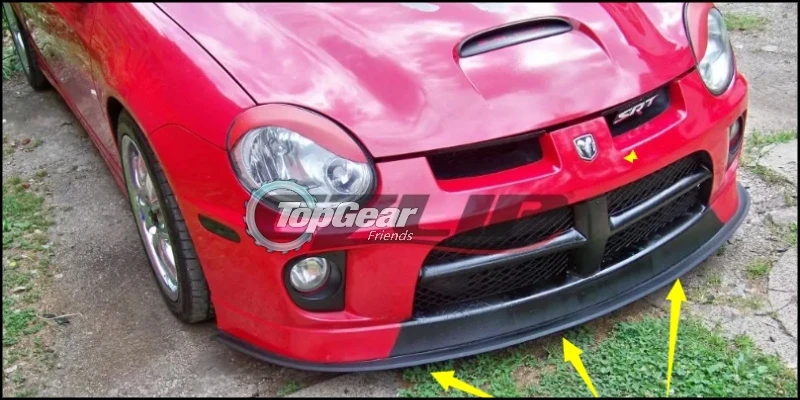 Дефлектор бампера для губ Chrysler Neon передний спойлер юбка Top Gea Friends тюнинг