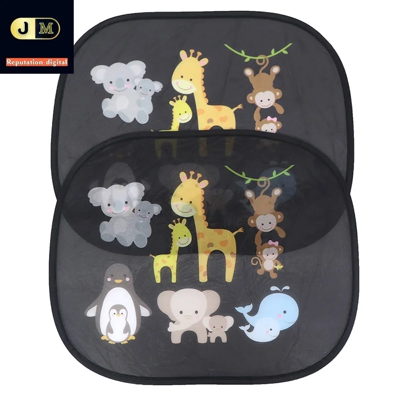 

Car SunShade Side Window Cartoon Window For Children Adults Adsorption SunShade Cover Rear Side Auto Window Sunvisor Mesh