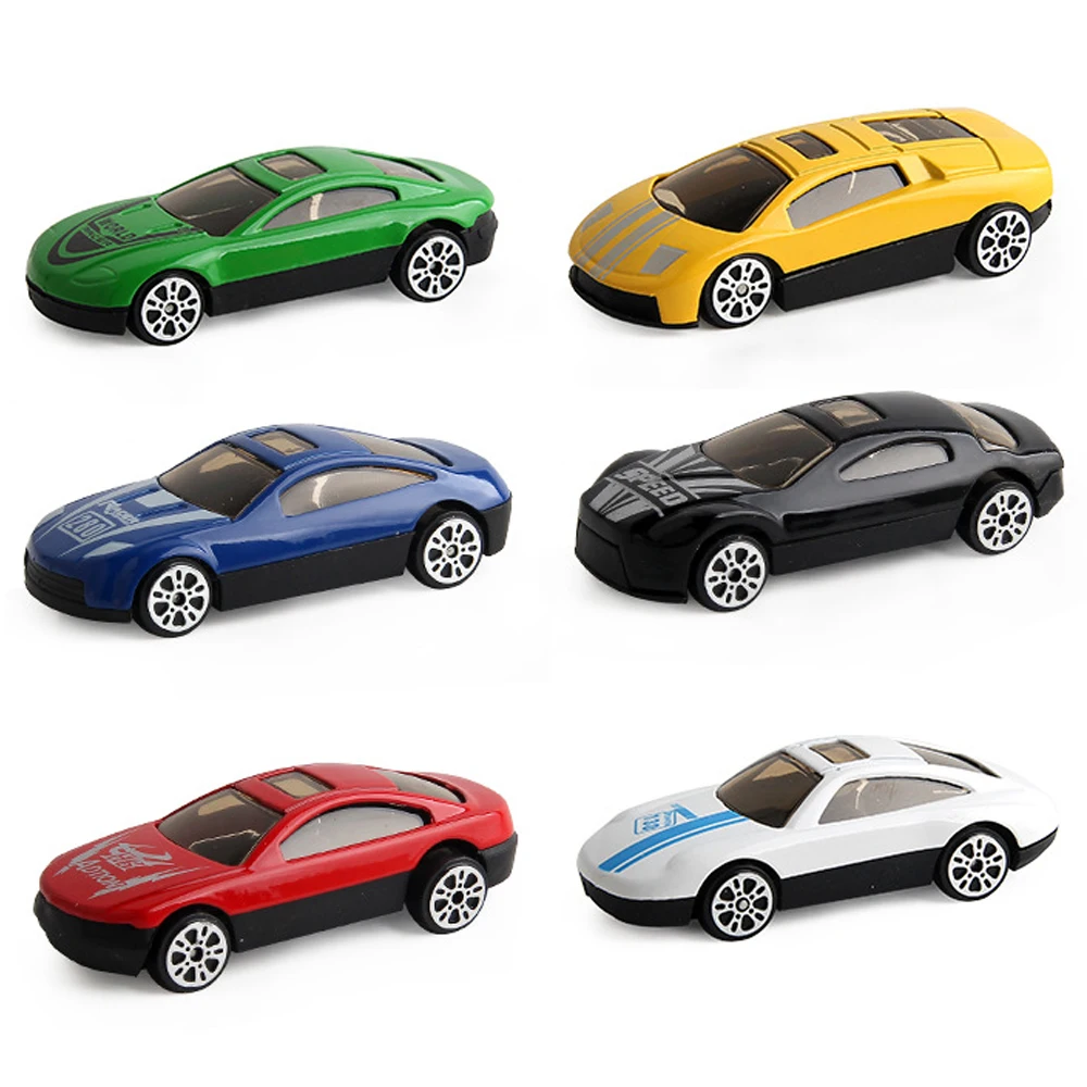 

Модель литая автомобиля 6 шт./компл., детские игрушки из металлического сплава для мальчиков, рождественский подарок, модель автомобиля из с...