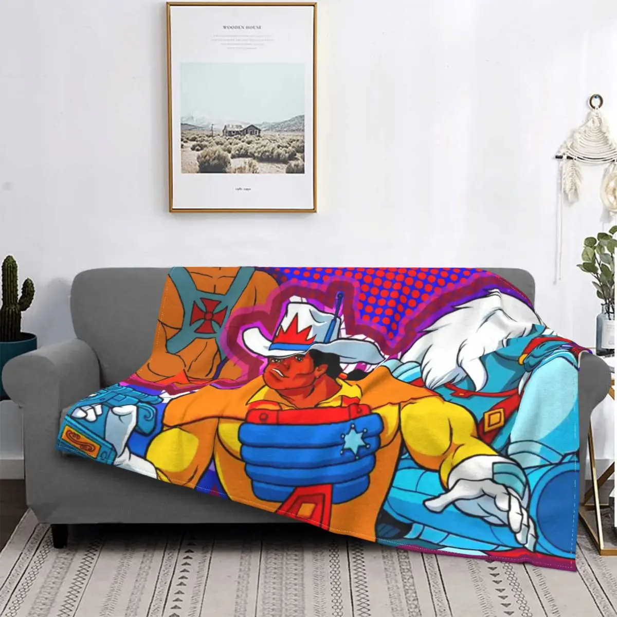 

Bravestarr-mantas educativas de dibujos animados para el hogar, ropa de cama de felpa de Coral para dormitorio, colcha para sofá