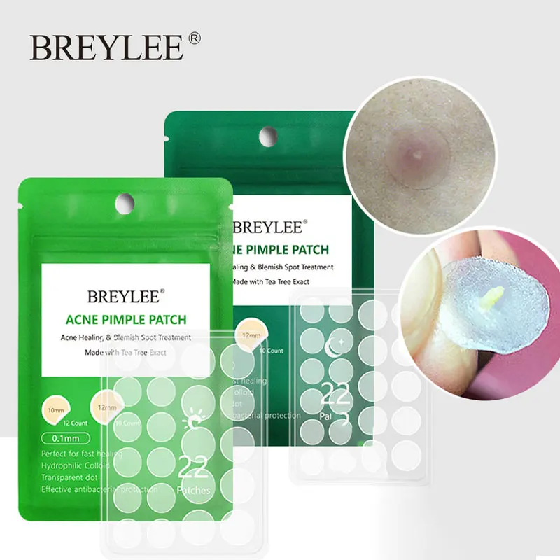 

BREYLEE Acne Removal Pimple Patch Stickers Face Mask Skin Care Acne Treatment Serum Face Cream Acne Cream Essence Fast Absorbed