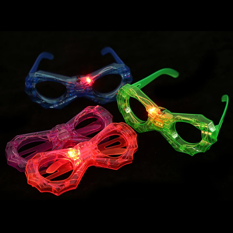 Модные нарядные светодиодные очки модное неоновое освещение вечерние Рождества