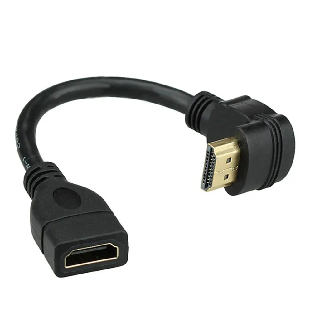

Угловой Удлинительный кабель HDMI 90 градусов L-тип HDMI штекер-гнездо Удлинительный кабель 270 градусов угловой Удлинительный кабель 4K