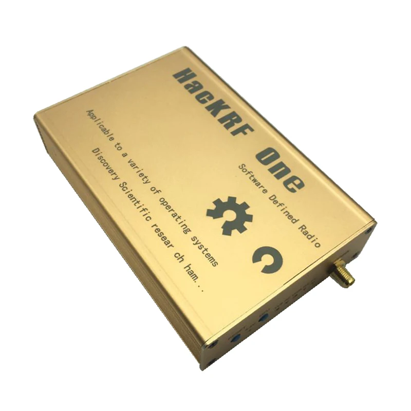 Бесплатная доставка Золотой чехол HackRF One SDR программно определяемое радио 1 МГц до