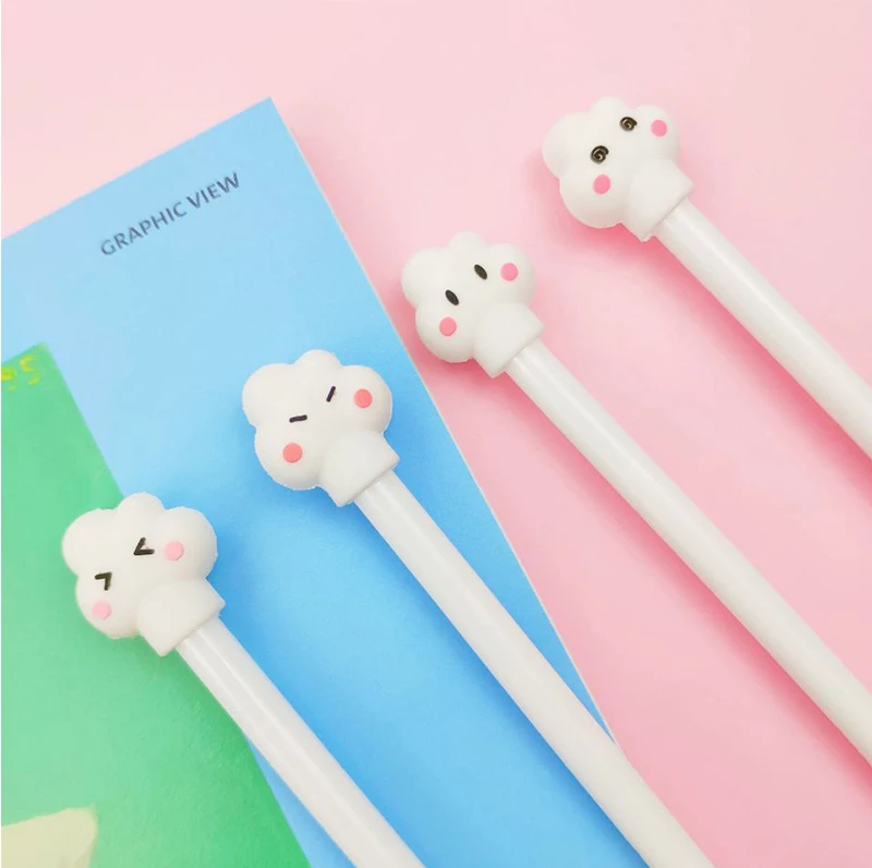 Kawaii Ручка гелевая ручка для творчества в виде облака гелевая ручка супер милая Милая ручка канцелярские принадлежности Школьные принадлежности индивидуальная ручка для офиса школьные принадлежности