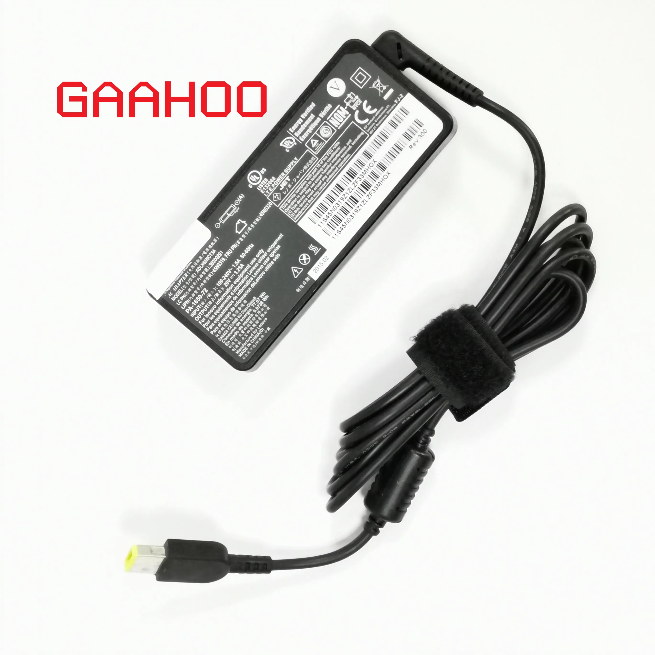 

Brand new original 20V 3.25A 65w Adapter 3pin input charger For lenovo ThinkPad X1 YOGA Carbon laptop ADLX65NCT3A 45N0319