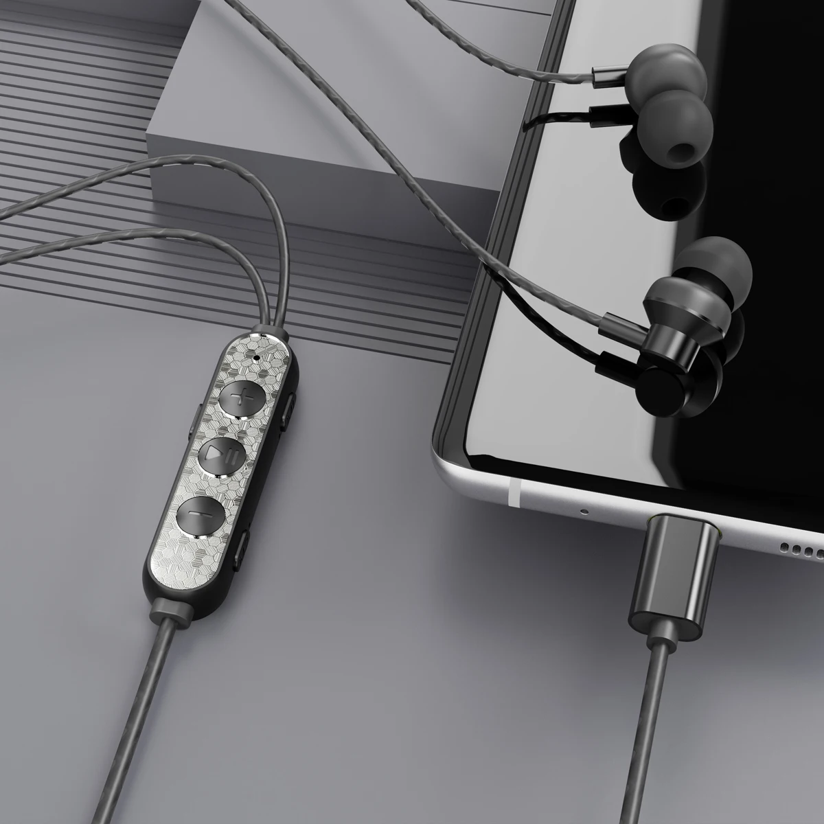 

TYPE-C Jack проводные наушники со встроенным микрофоном; Игровые наушники-вкладыши для сетевого вещания и смены звука; Гарнитура