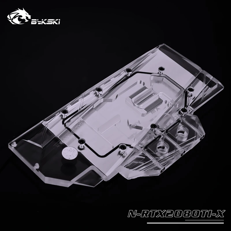 Bykski GPU воды блок с полным покрытием для NVIDIA RTX 2080/2080ti Founders Edition Графика карты