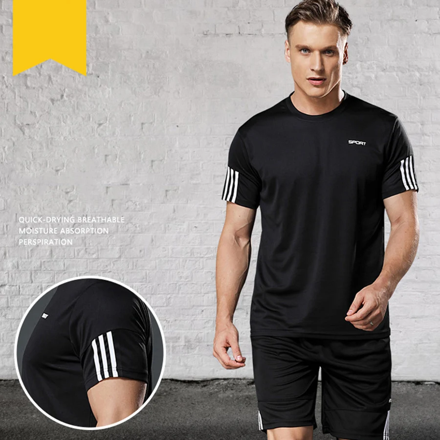 Мужской повседневный спортивный костюм летняя одежда для детей спортивная