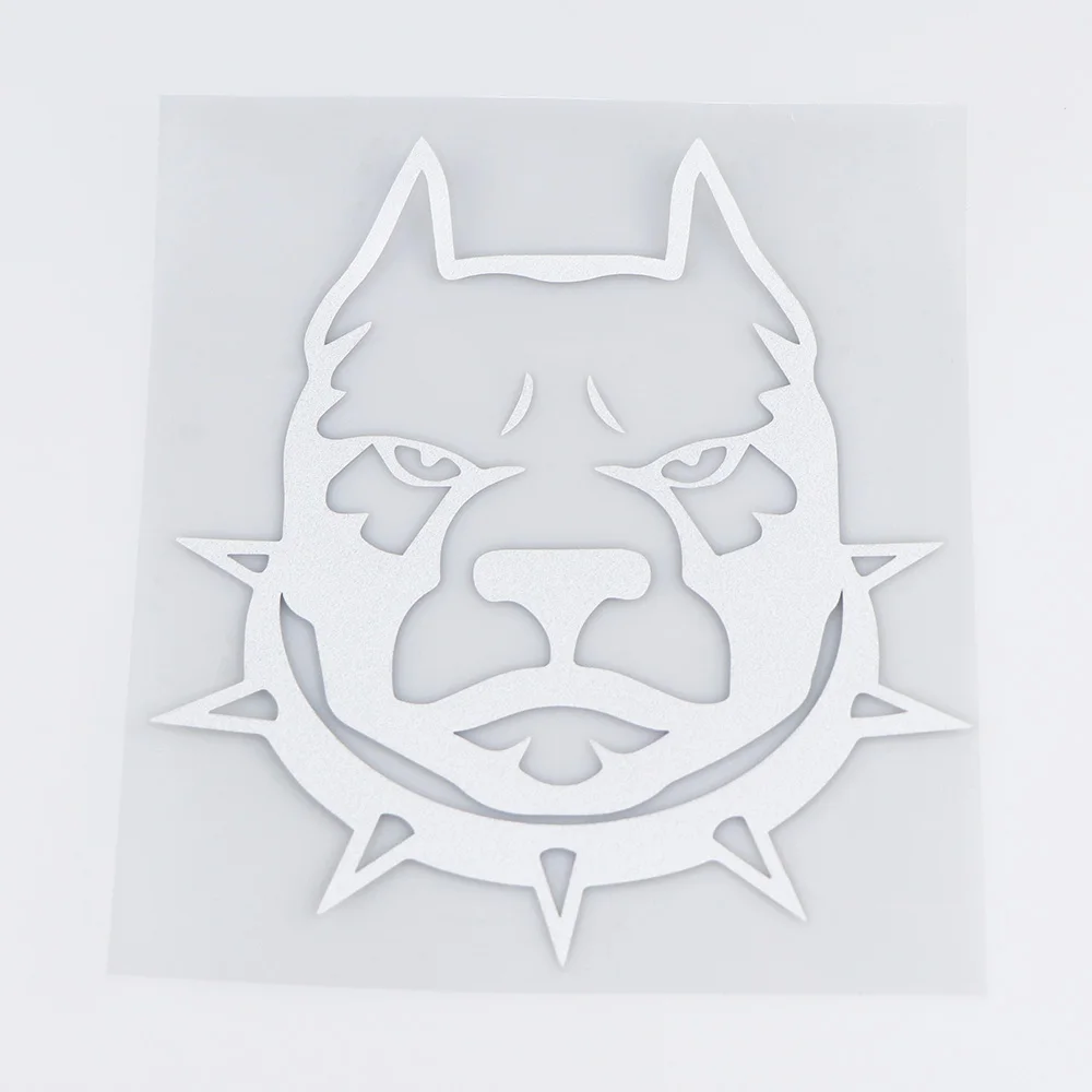 Hot Sell Pit Bull Funny Cartoon Bumper Decoration Animal Vinyl Car Sticker 15X16.7CM | Stickers