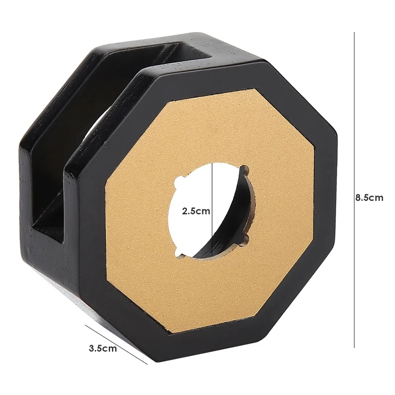 8.5x8.5x3.5cm pot Ретро уплотнительная восковая печь горшок с деревянной ручкой уплотнительная ложка для воска декоративная восковая печать крафт подарок - Цвет: 8.5x8.5x3.5cm pot