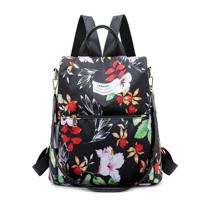 

Student schoolbag Chinese style large-capacity anti-theft backpack Korean version printing girl backpack new campus