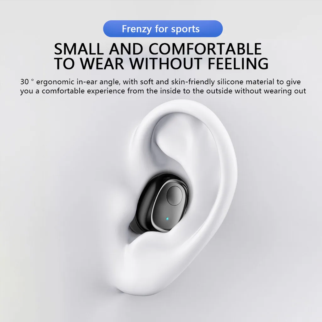 Bluetooth Earphone Wireless 5.0 Waterproof Earbuds Touch-Headset Sports Headset For Phone | Электроника