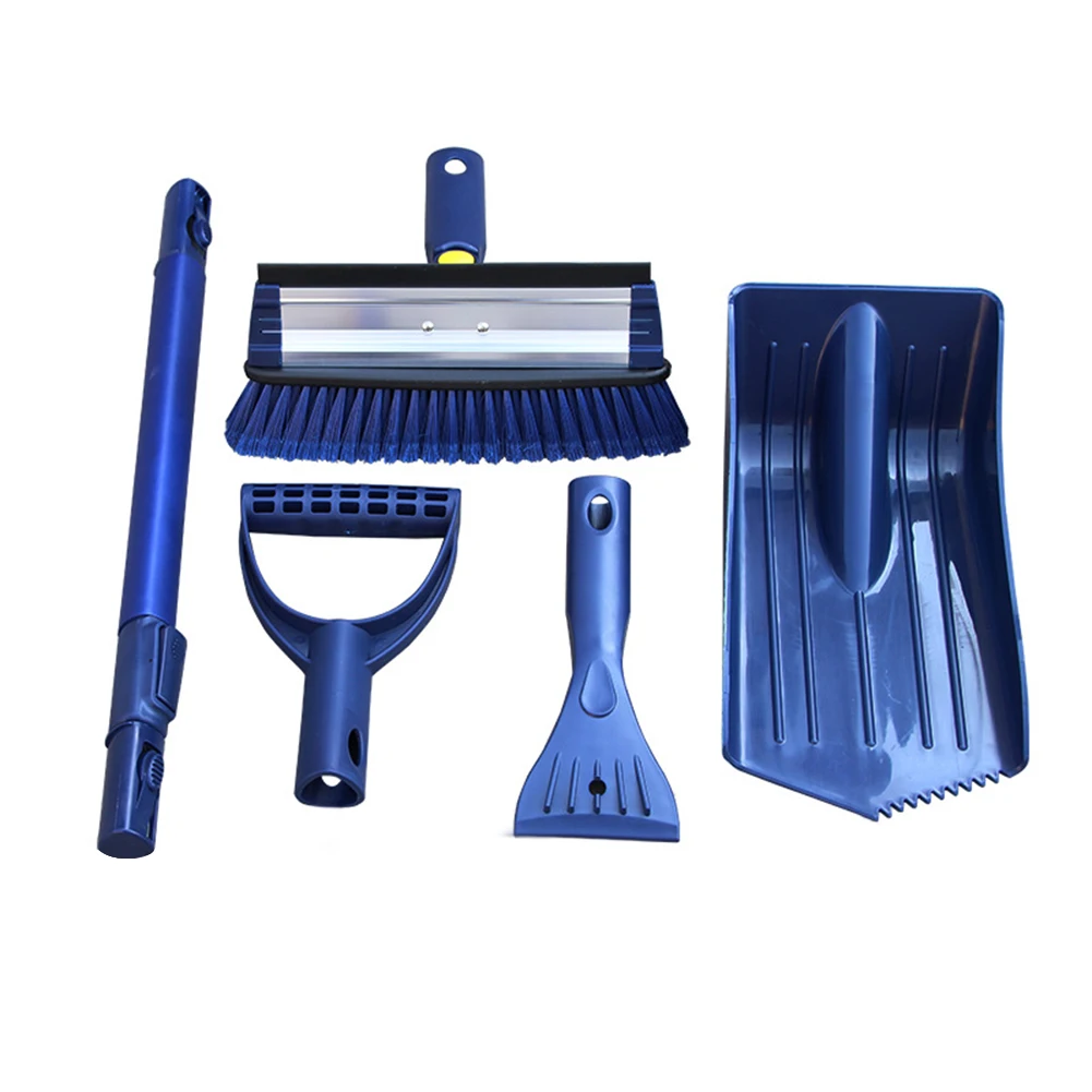 

Detachable 5 in 1 Car Snow Remover DIY Set Ice Scraper Snow Shovel Snow Brush with Squeegee Winter Auto Snow Removal Tools