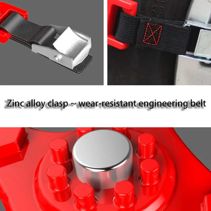 

Automobile tire snow chain Semi-steel rope snow chain, low temperature resistance, wear resistance, no damage to the ground 6PCS