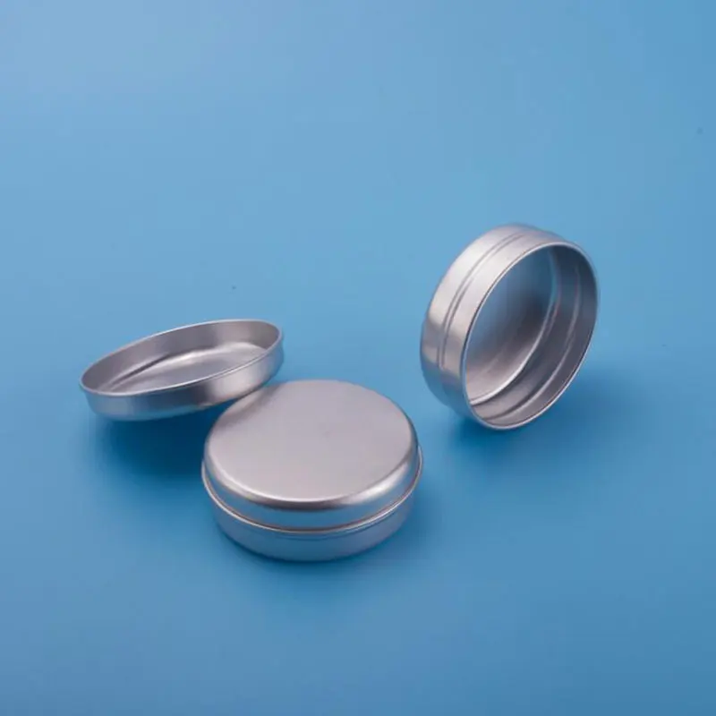 

40ml Fashion Aluminum Jars Portable Hair Wax Lotion Makeup Cosmetic Containers 50pcs/lot Ornaments Gift Lightweight Round