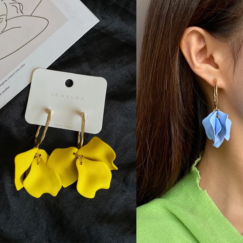 

KXR Japanese Sweet Love Earrings Daily Commuting Earrings INS Cimate Quality Earrings Fashion Jewelry Earrings for Women 2021