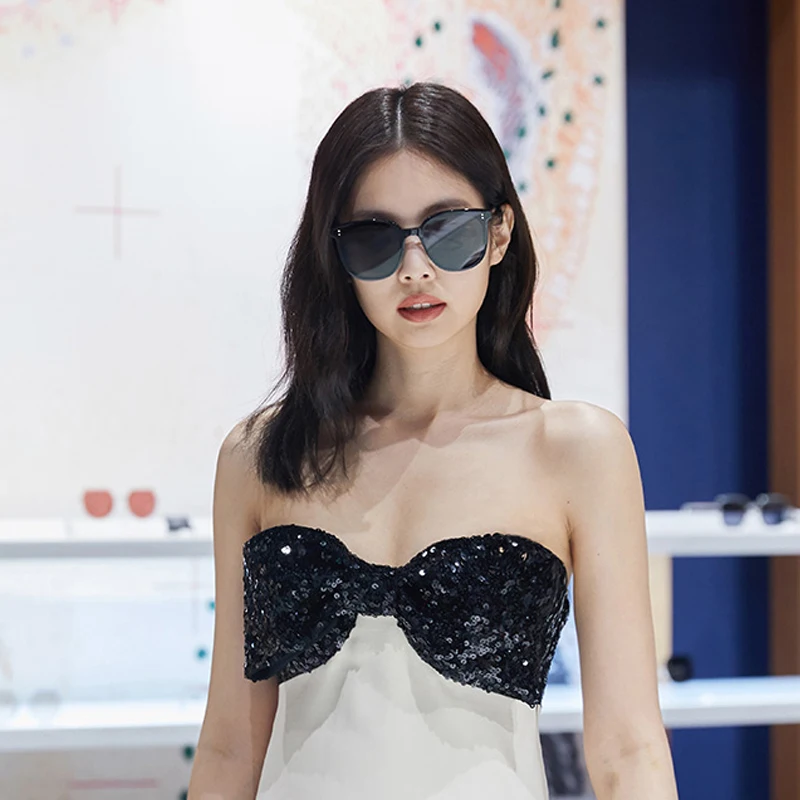

Korea New Fashion GM Square sun glasses Sunglasses GENTLE Acetate Polarized UV400 lens MONSTER MyMa sun glasses for women