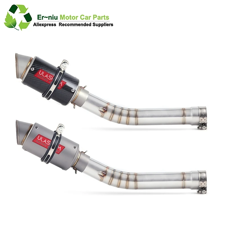 

Motorcycle full System exhaust Muffler Escape middle Link Contact pipe For suzuki GSXR1000 GSX R1000 GSXR 1000 K7 2005 to 2015