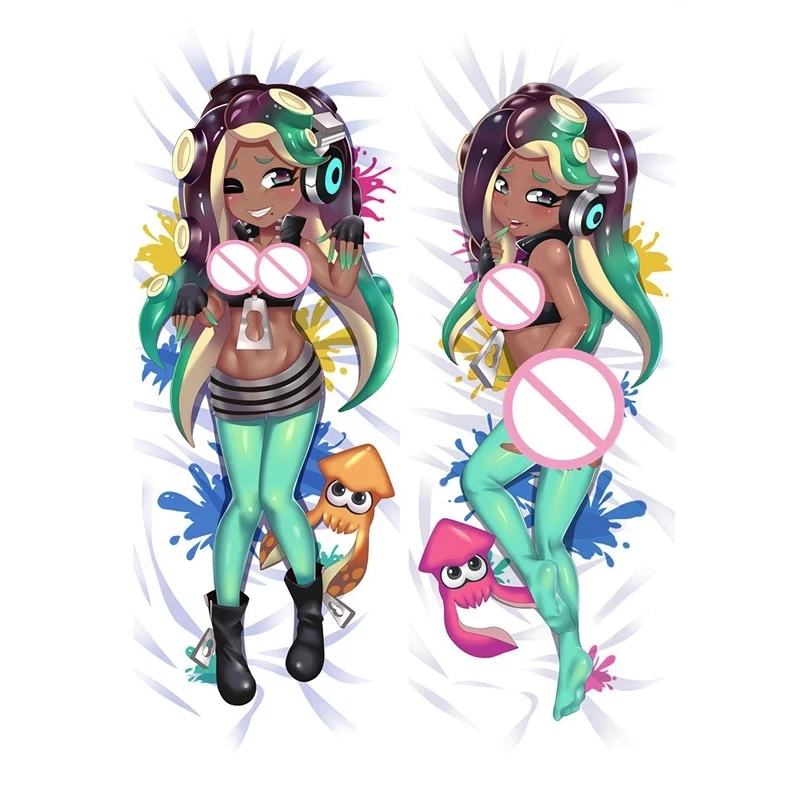 

Splatoon 2 пикантные Inkling девушка подушка «Dakimakura» чехол для тела наволочка