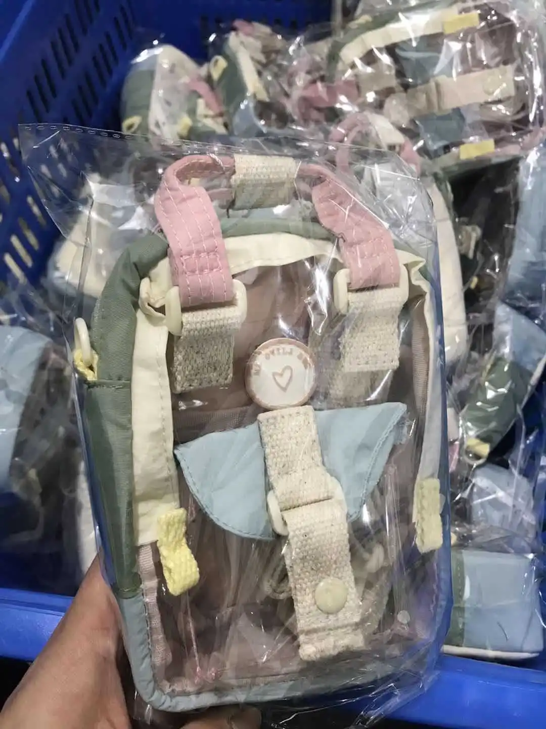 

New Cute Fresh Donut Mini Shoulder Bag Jelly Translucent Color Matching Mini Messenger Bag