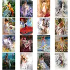 5D алмазная живопись сделай сам, элегантный набор для леди, полная вышивка, мозаика для танцевальной девушки, искусство, картина стразы, декор, подарки