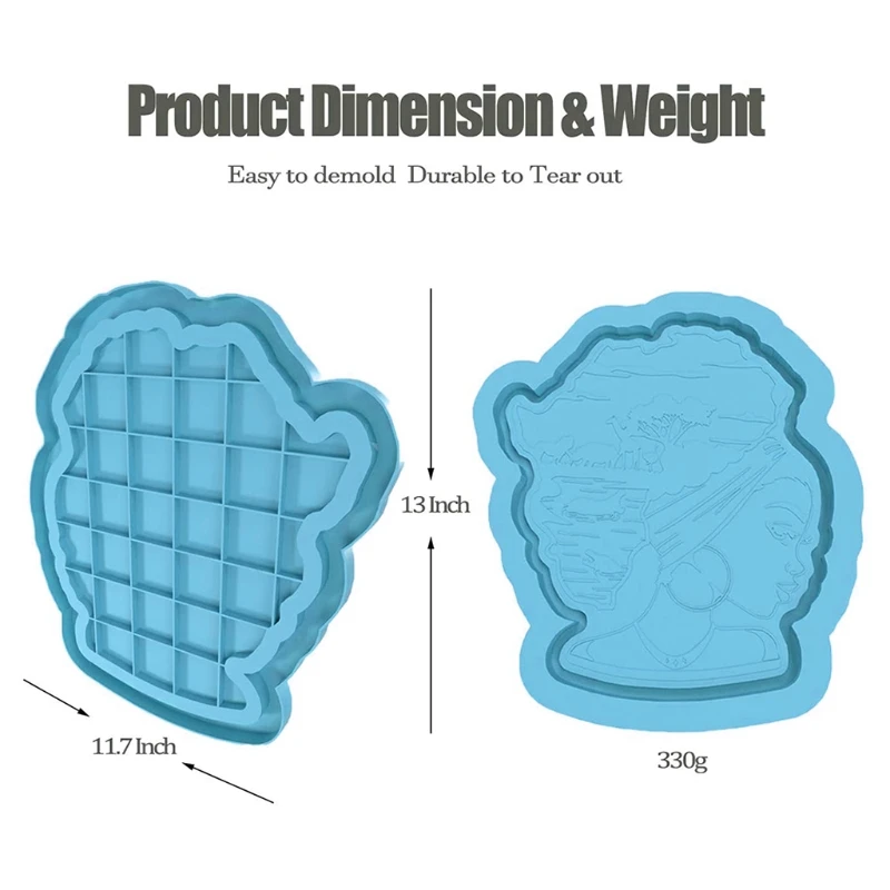 

Epoxy Molds for Shape Trays and Coasters DIY Ornaments Silicone Resin Molds Craft Tools for Home Decoration