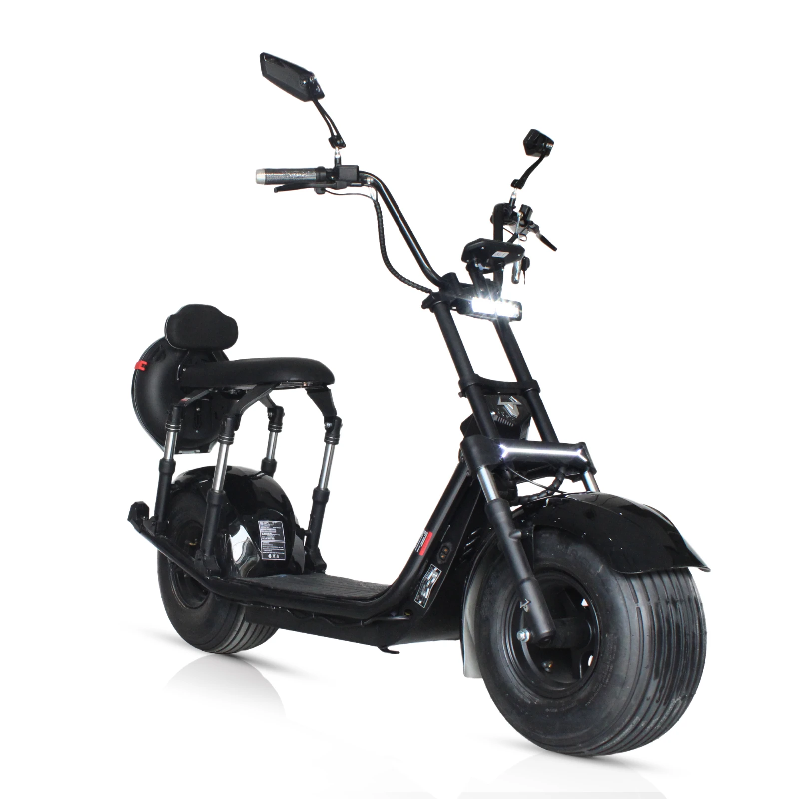 Verkauf 【 C1-039 】Electric Roller Citycoco Zwei-Rädern Elektrische Roller Große Rad 60V Elektrische Roller Mit Sitz Kann Travel80KM
