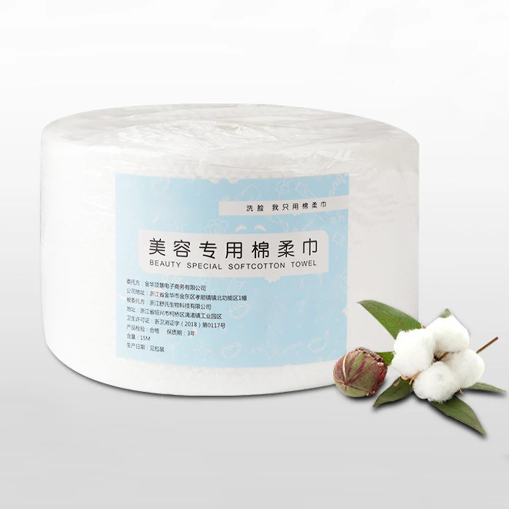 

Cotton Wipes Toilet Travel Makeup Kitchen Office Facial Tissue Disposable Towel Face Cleaning Roll Paper Soft Daily Bathroom