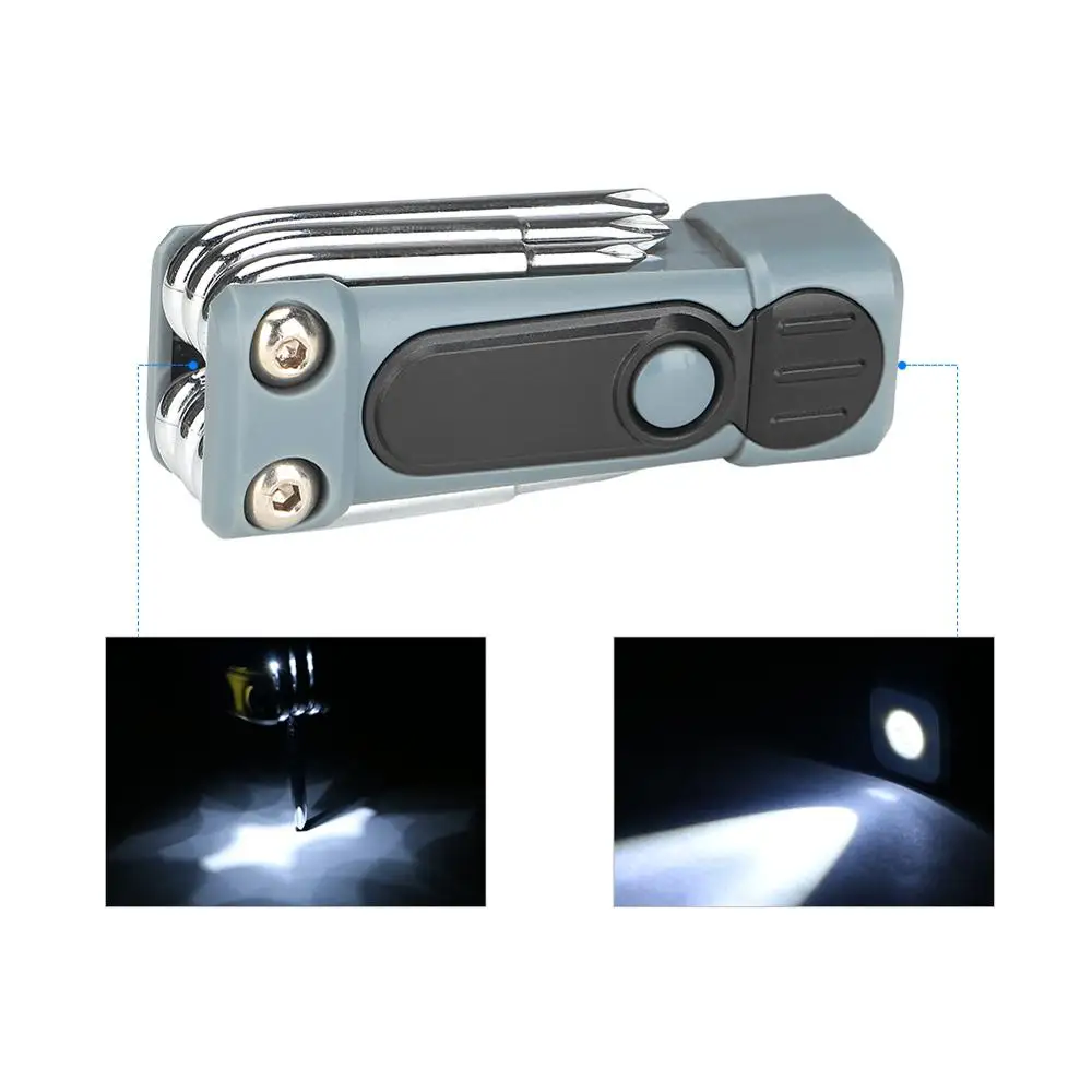 

6in1 Multi-Screwdriver Set Home Tool for Repairing Phones Mobile Phone Notebook Hand Repair Tools With LED Light for Emergency