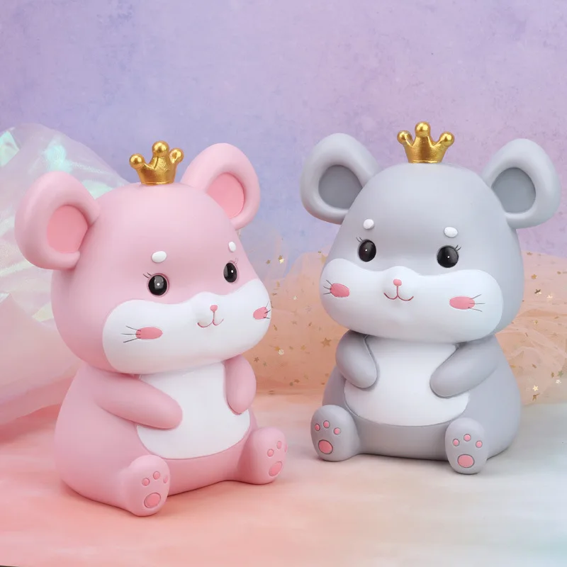 Корона мышь копилка Милая мультяшная творческая крафтовый Подарок Украшение