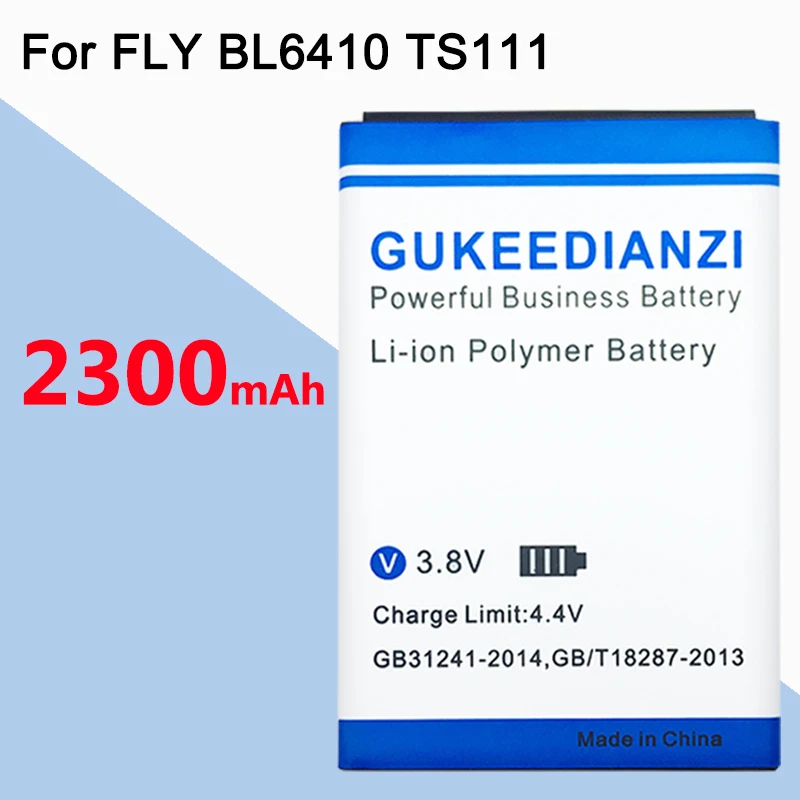 GUKEEDIANZI Новинка 3 7 в 2300 мАч BL6410 высокое качество батарея для Fly BL 6410 Bateria Batterie Baterij