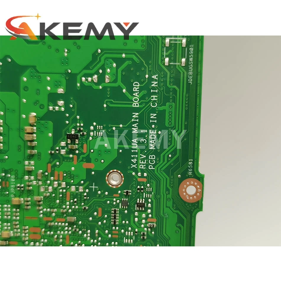 Online Akemy X411UA MB._ 8G/I5-8250U MainBoard Für ASUS S4100V S4000V X411U X411UQ S4200V X411UA Laptop Motherboard 90NB0GF0-R00010