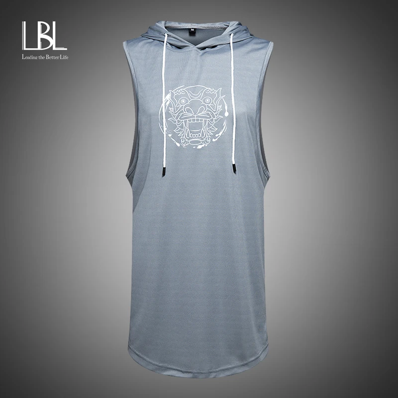 Новинка лета 2020 брендовая мужская майка с изогнутым подолом для спортзала жилет