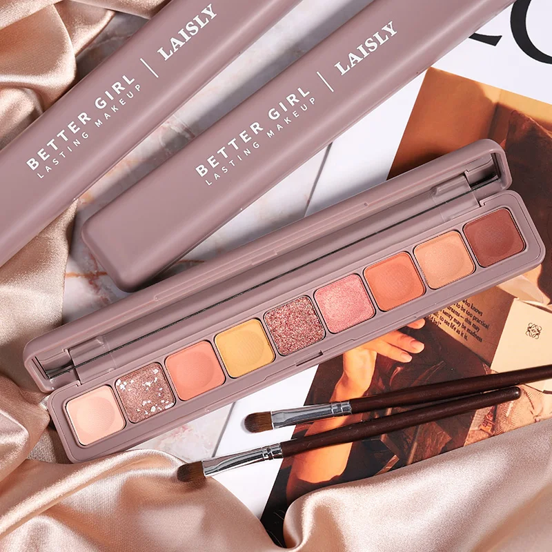 Макияж матовые тени для век Палитра водонепроницаемые стойкие Тени мерцающие