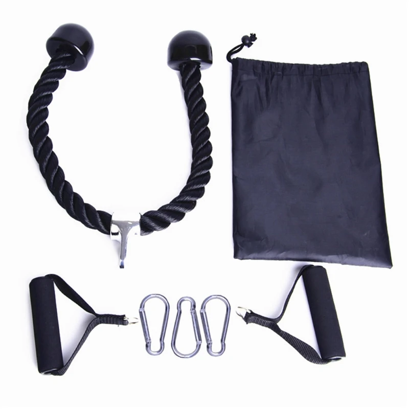 

7 Pcs Arm Strength Rope Fitness Biceps Pull Rope Down Pressure Training Triceps