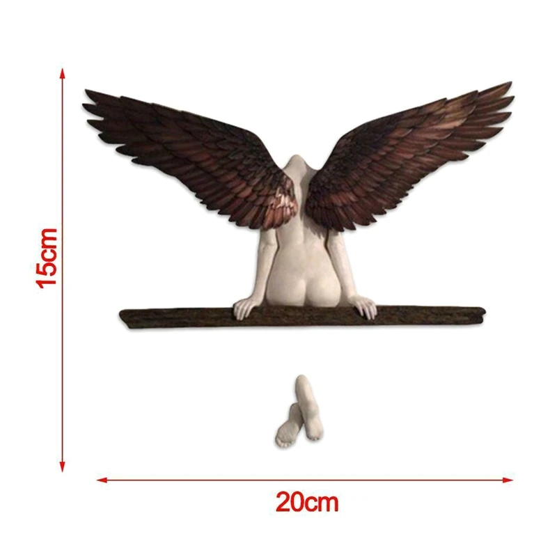 

Angel Art Sculpture 3D Wall Decoration Statue for Living Room Bedroom Decoration