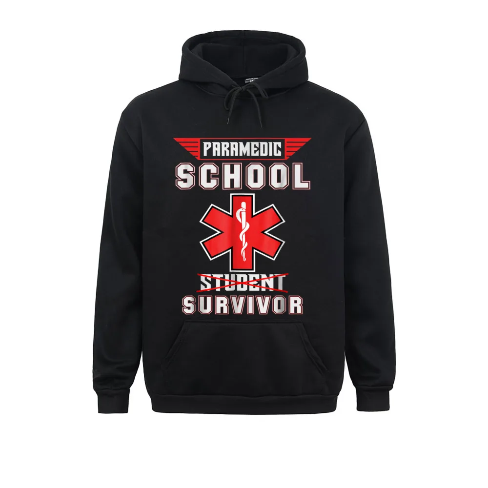 

Funny Paramedic School Graduation Gift Survivor Sweatshirts Winter Slim Fit Hoodies Long Sleeve Fashionable Hoods Women Men's