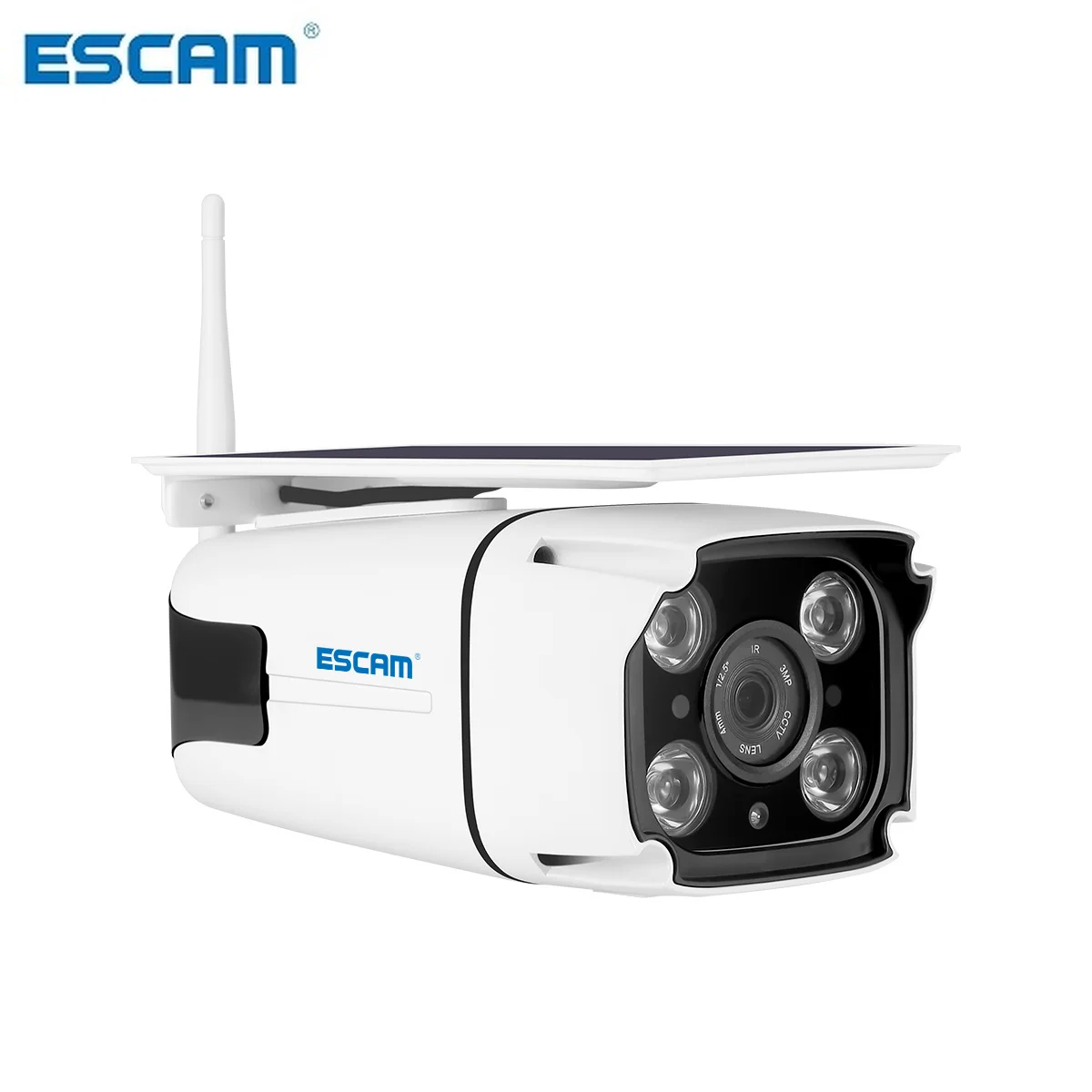 ESCAM QF260 IP67 1080P HD Солнечная беспроводная WIFI IP камера видеонаблюдения с ночным