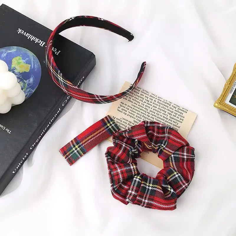 Женская Винтажная заколка для волос AWAYTR 3 шт. обруч в клетку аксессуар волос| |