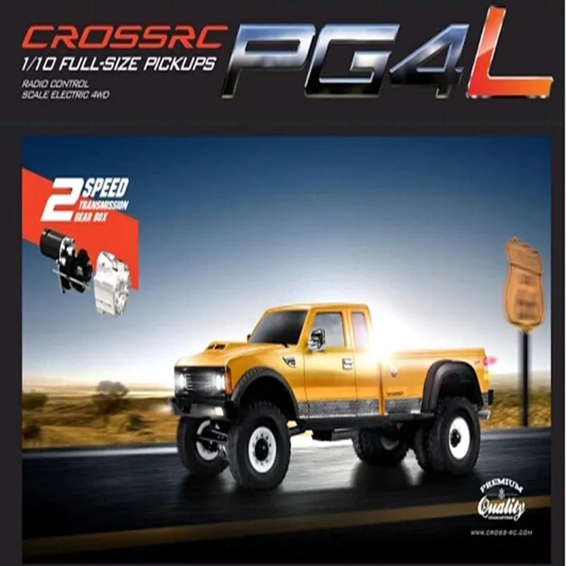 CROSSRC PG4L 4WD Набор американский тяжелый мускул пикап грузовик Профессиональная