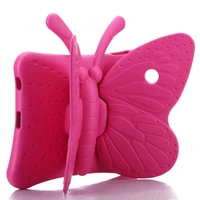 3d cartoon case for ipad 2 3 4 secure shockproof kids butterfly design eva cover with stand silicone para shell cute