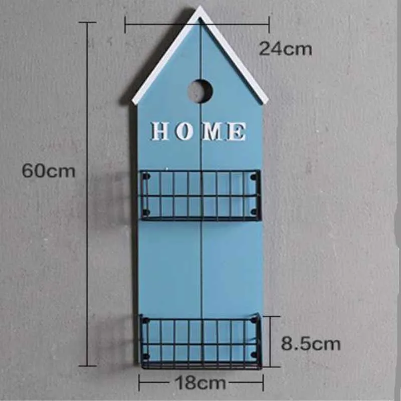 

Wall Hanging Storage Basket Creative Shelf Iron Wall Mounted Decoration Iron Frame Hanging Display Rack Indoor Storage Basket
