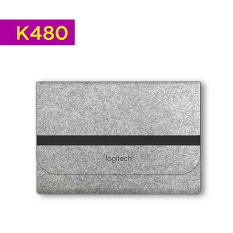 K480 Logitech K480 K380 Bluetooth клавиатура портативный пылезащитный фетровый чехол для хранения - Цвет: K480
