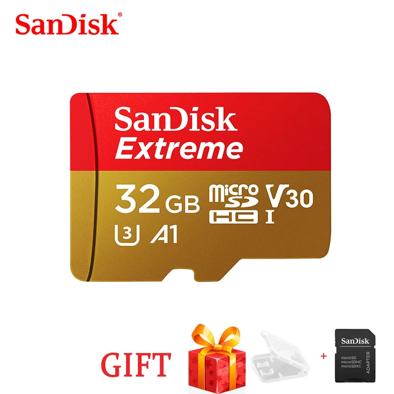 Двойной Флеш накопитель SanDisk Бесплатная доставка экстремальных микро SDtf карты | Карты памяти -4000260957937
