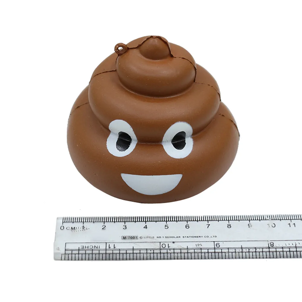 2019 горячая Мягкая сумасшедшая табуретка Squeeze Poo медленно поднимающаяся забавная