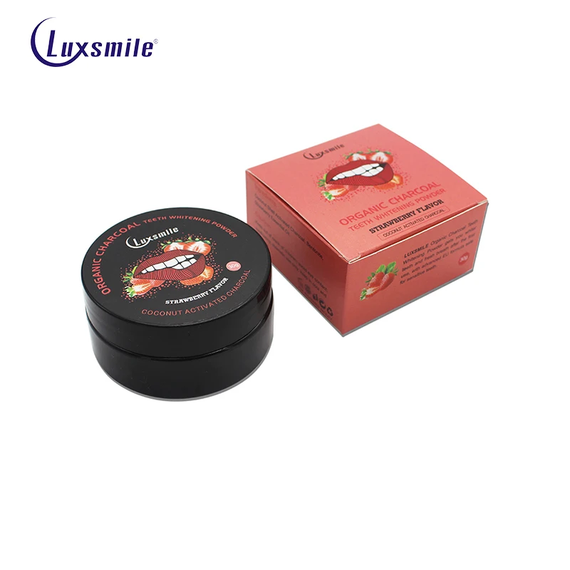 3 шт./лот отбеливание зубов Angel Smile порошок древесного угля 100% натуральный пищевой